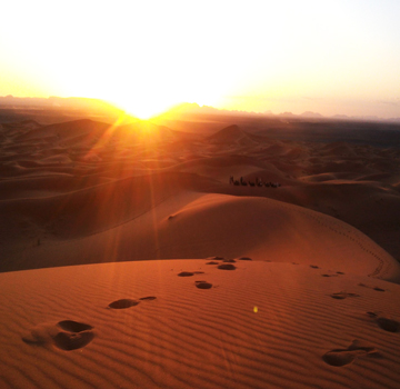 Sunset Merzouga Desert